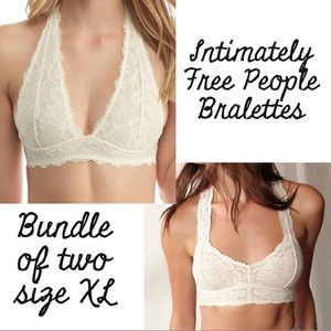 Bundle of Two Intimately Free People Bralettes
